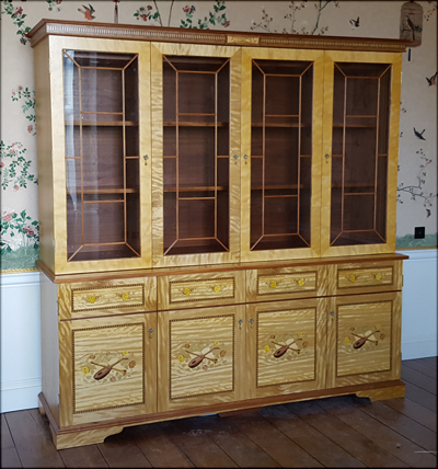 Satinwood Bookcase